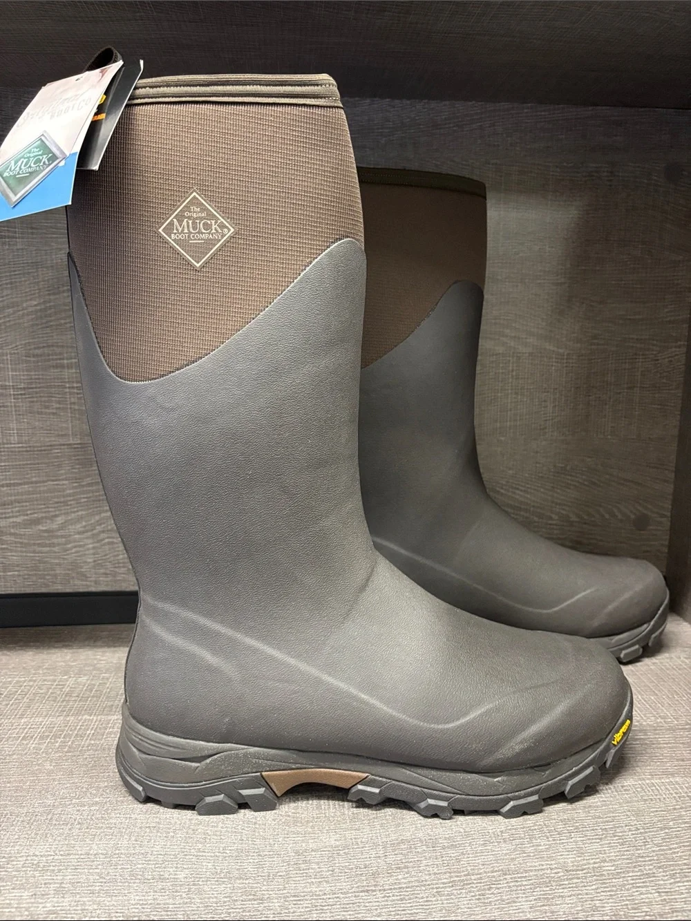 Men's Muck Arctic Ice Arctic Grip AT Tall Boots (Brown) - Size 14